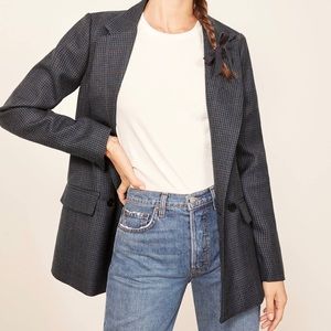 Reformation Tweed Lazer Blazer in Size XS
